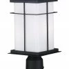 Kenroy Quary 1-Light Post Lantern Home Outdoor Lighting