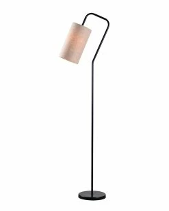 Kenroy 65.25in Crane Floor Lamp Home Floor Lamps