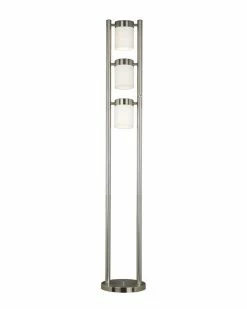 Kenroy 66in Sterling Floor Lamp Home Floor Lamps