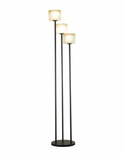 Kenroy 3-Light Marley Torchiere - Bronze Home Ceiling Lighting