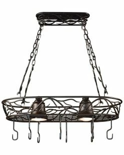 Kenroy 2-Light Twigs Pot Rack Home Outdoor Lighting