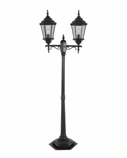 Kenroy 2-Head Villa Portable Post Lantern Home Outdoor Lighting