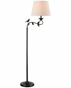 Kenroy 60in Tweet Swing Arm Floor Lamp Home Floor Lamps
