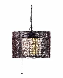 Kenroy 1-Light Fleuron Outdoor Pendant Home Outdoor Lighting