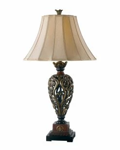 Kenroy 32.75in Tipton Table Lamp Home Table & Desk Lamps