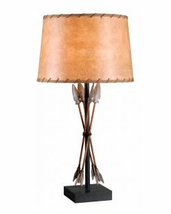 Kenroy 29.5in Bountie Arrow Table Lamp Home Table & Desk Lamps