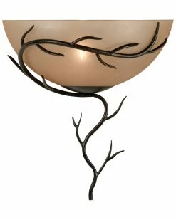 Kenroy 1-Light Rustic Sconce Home Sconces & Wall Mounts