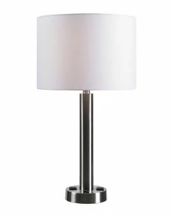 Kenroy Hemlock Table Lamp 2 Outlets Home Table & Desk Lamps