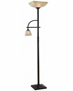 Kenroy 69.5in Turriff Mother And Son Torchiere Home Ceiling Lighting