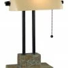 Kenroy 15in Kant Banker Lamp Home Table & Desk Lamps