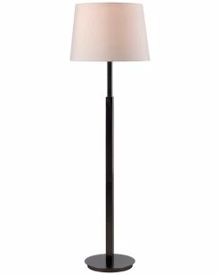 Kenroy 49in Cane Floor Lamp Home Floor Lamps